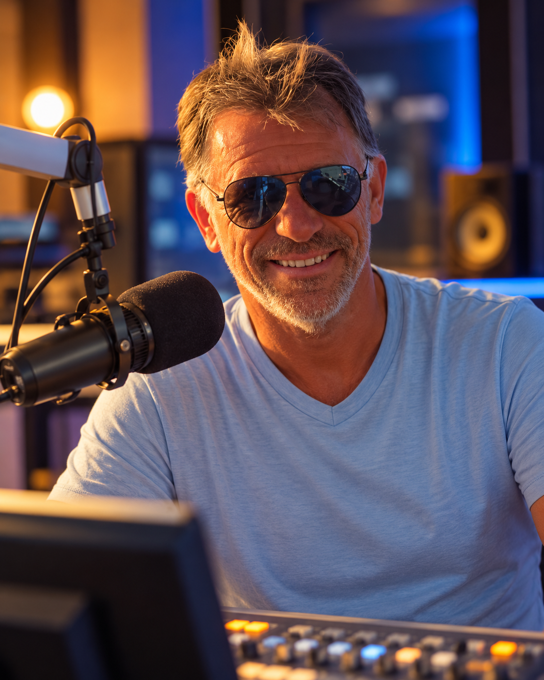 Portret van DJ de Ruiter
